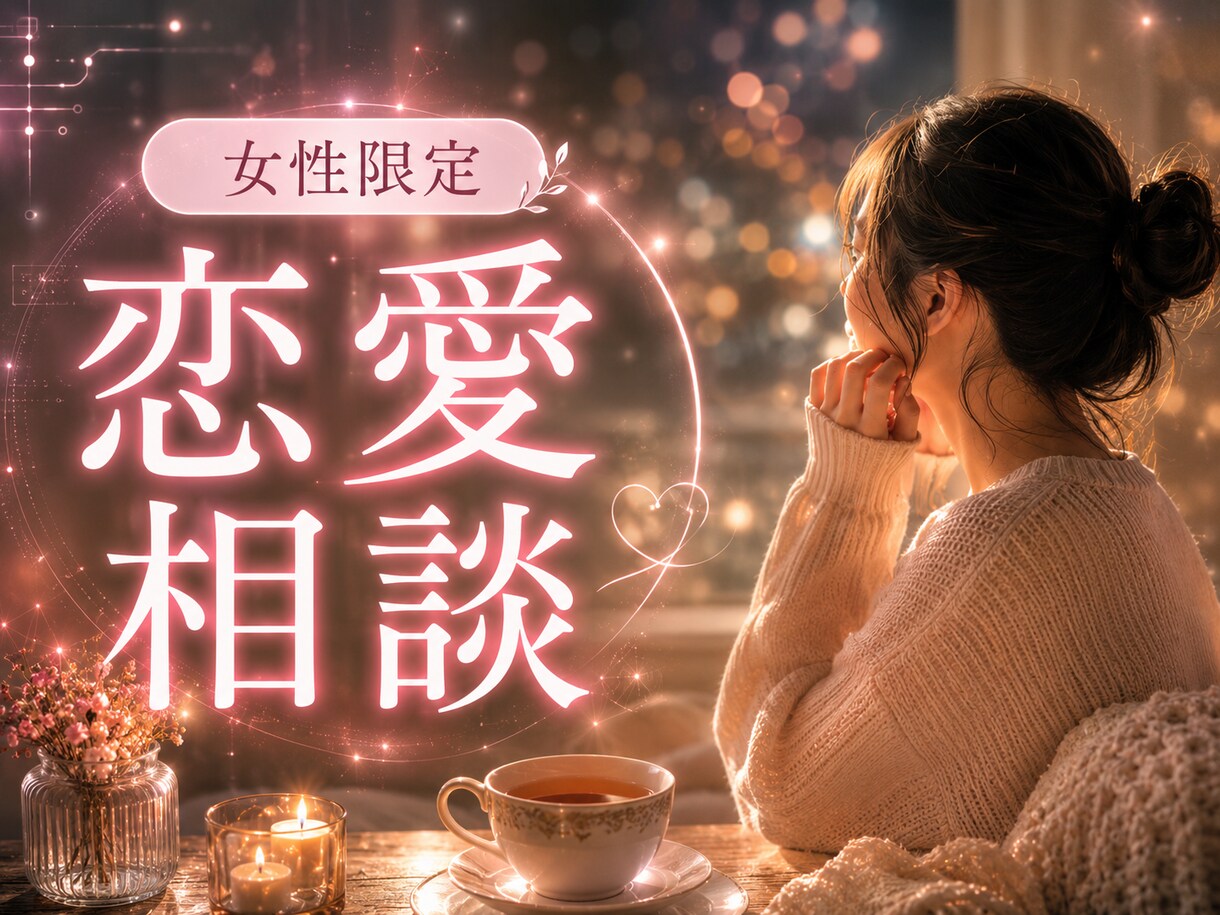 ひとりで悩まないで❀恋心の切ない想いそっと聴きます 彼の気持ちがわからなくてつらい時…☕心を休めに来ませんか？ イメージ1