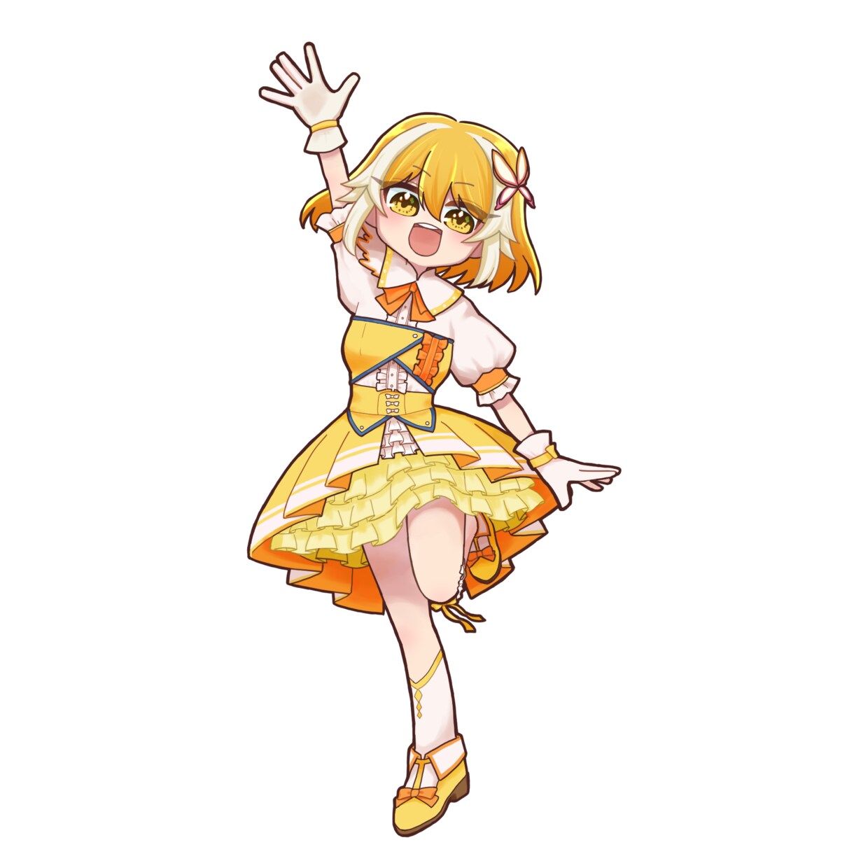 商用◎・2人組◎可愛いミニキャライラスト制作します パキッとしたカラーが可愛いෆ˚*  SDイラスト制作します！ イメージ3