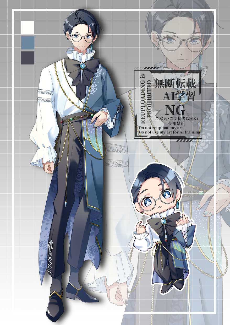 ゲーム・TRPG立ち絵イラスト制作します オリジナルキャラクターの立ち絵が欲しい方、是非ご利用ください イメージ2