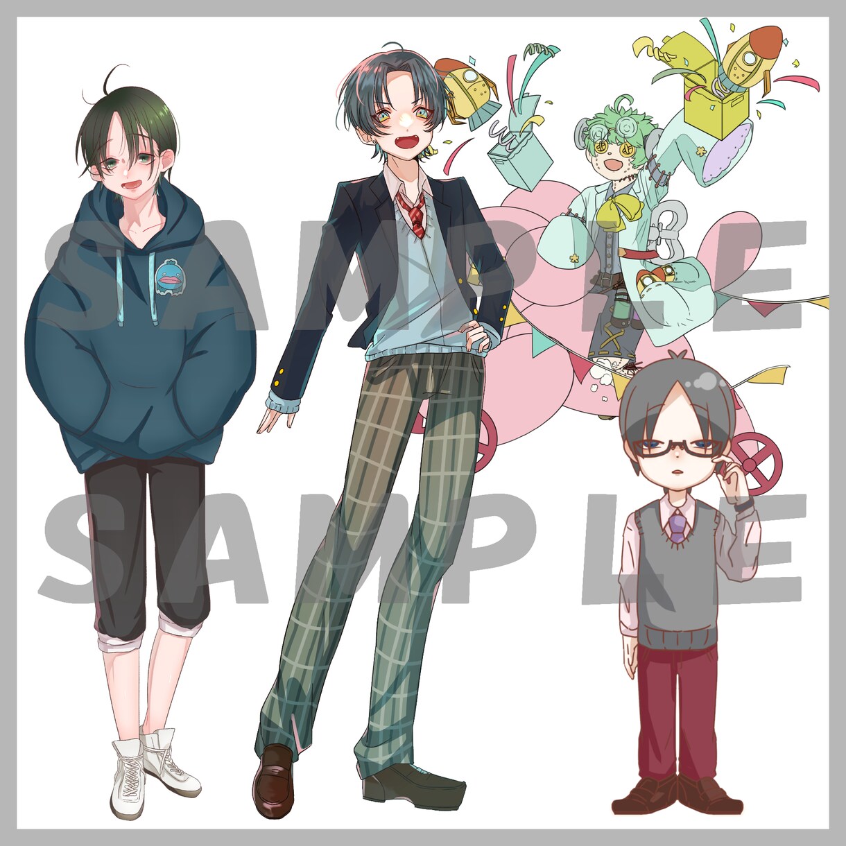 立ち絵制作いたします TRPG・VTuber・ゲームの立ち絵を制作します イメージ4