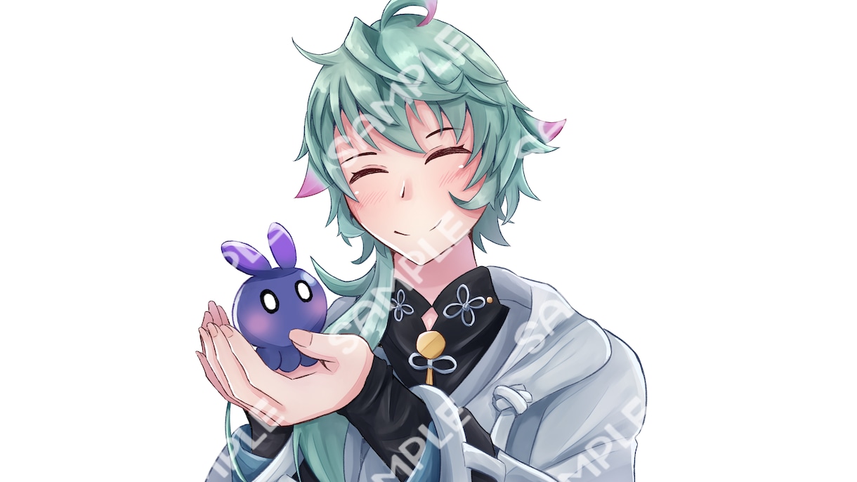 歌ってみた、ボカロ楽曲用オリジナルイラスト描きます 活動者さんに寄り添ったイラストを提供！ イメージ4
