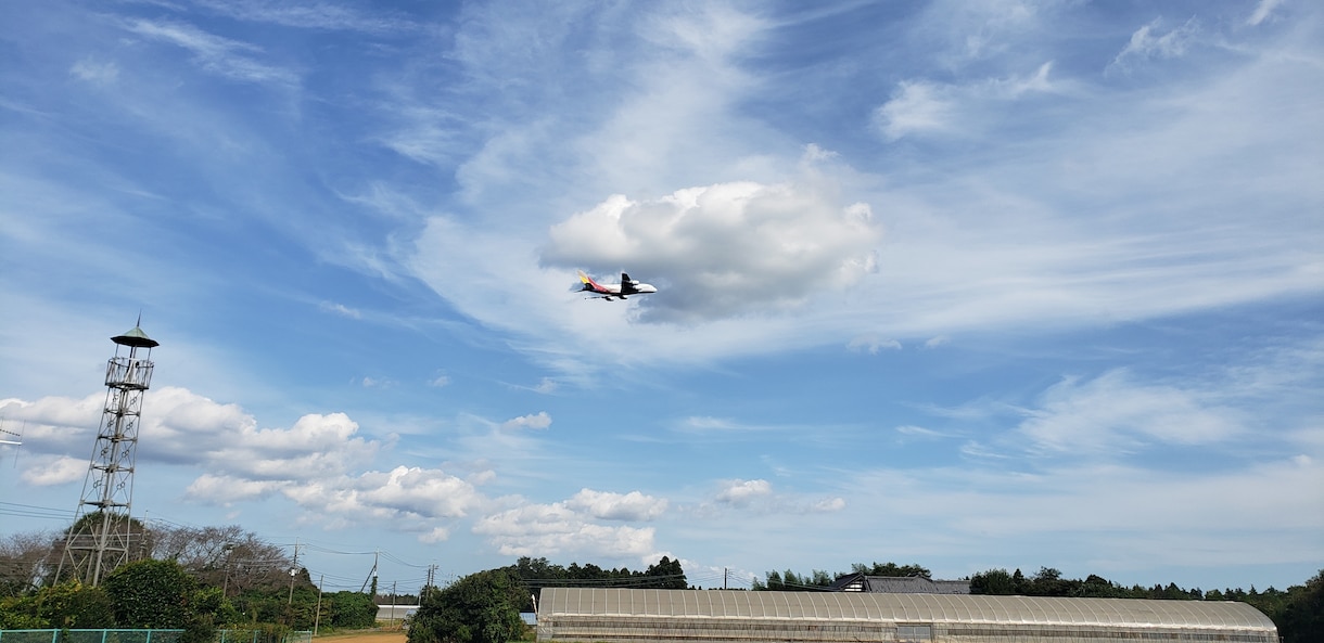 空港内外や田舎町・自然の風景の写真を提供します 飛行機の離着陸、里山の風景など イメージ4