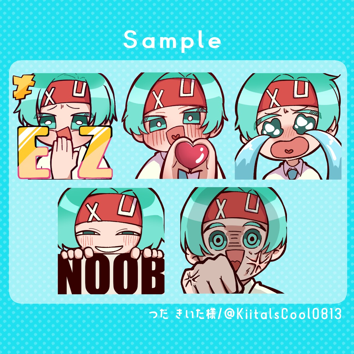 YouTube/Twitch等のスタンプ作成します かわいい系もネタ系も皆様の個性に合わせて描きます！！ イメージ3