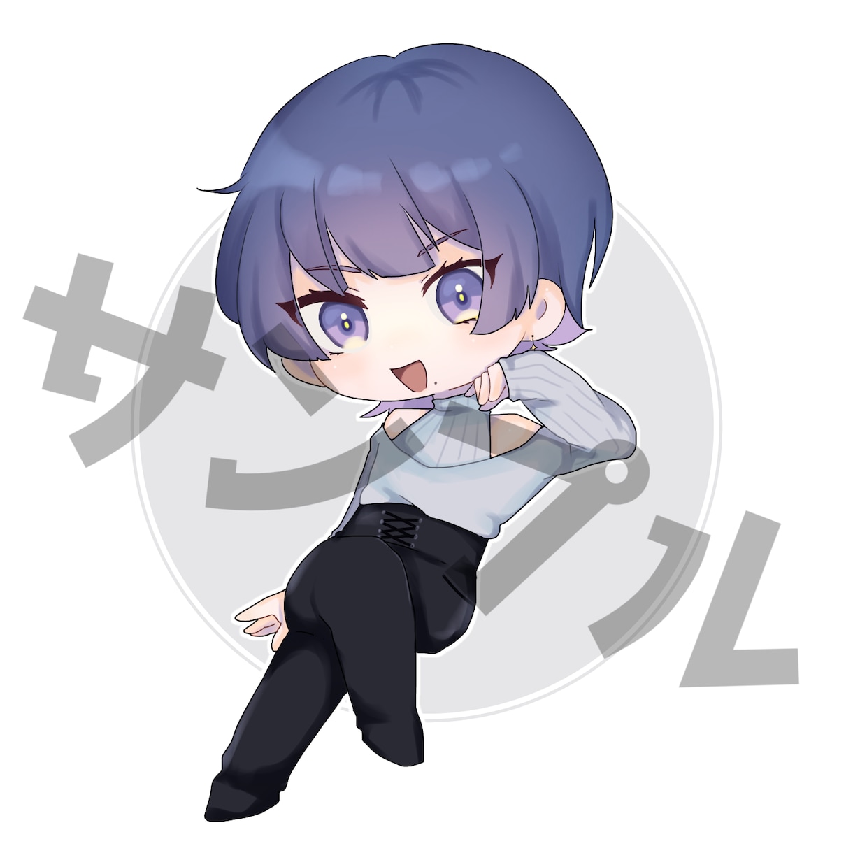 可愛いSNS用のアイコンを描きます キャッチーで可愛いデフォルメイラストが得意です！ イメージ2