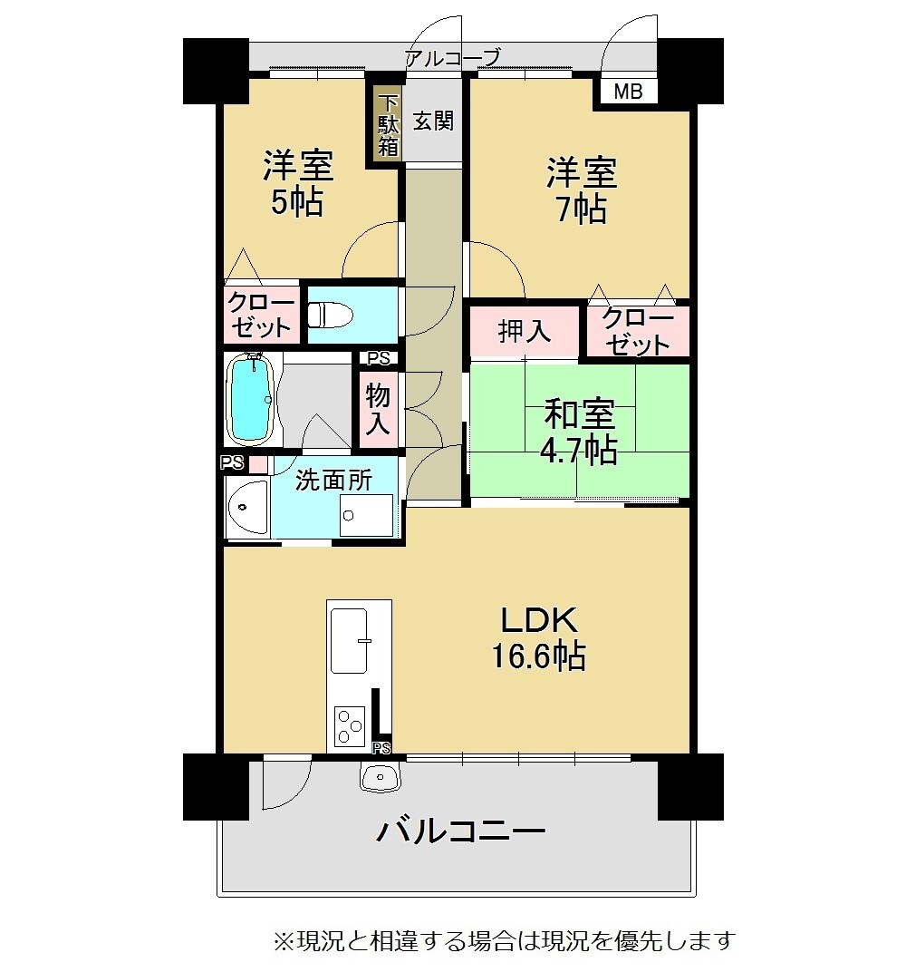 不動産ネット広告用チラシ広告用の間取図を作成します 既存図面をトレースします！急な依頼もご相談可です♪ イメージ5