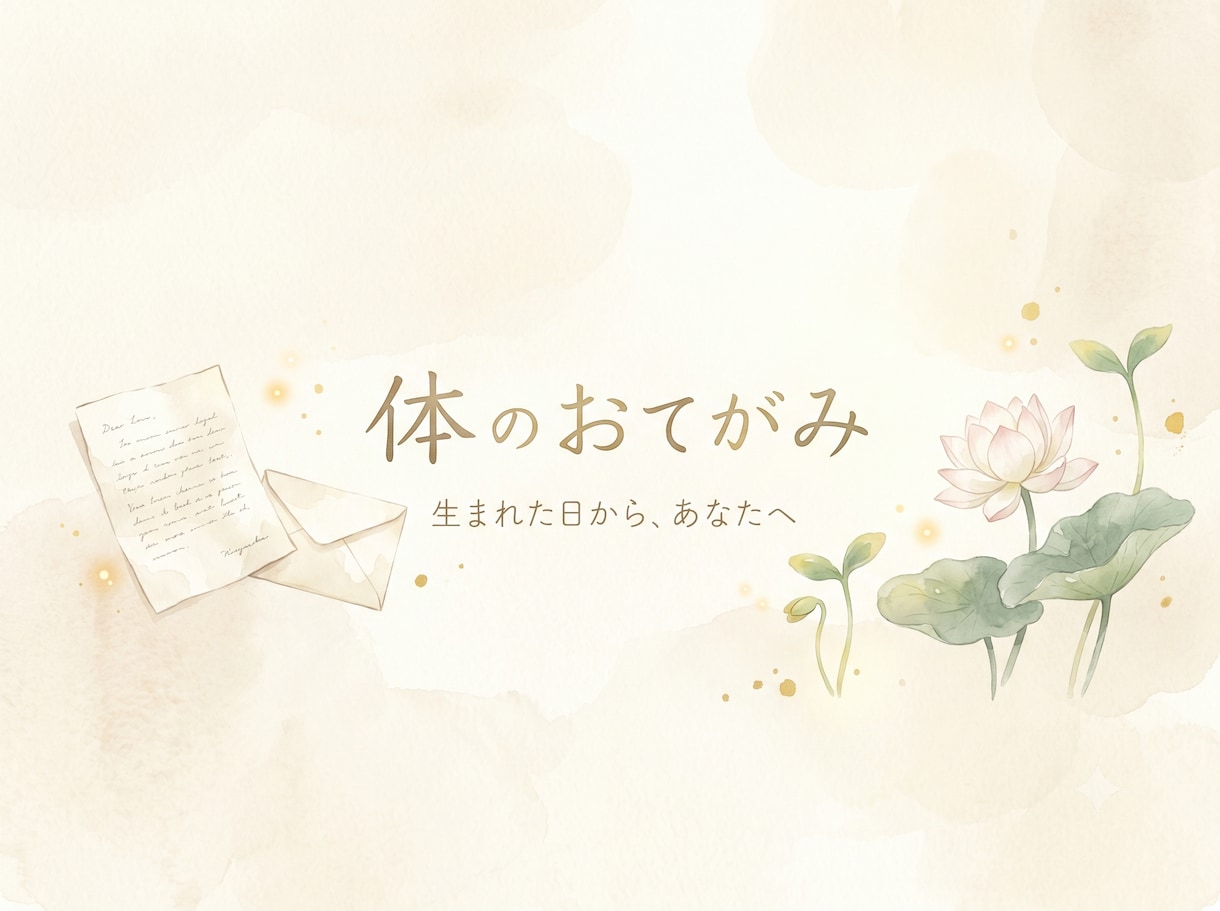 四柱推命で体と運命を読みお手紙に綴ります 占って終わり、にはしません。暮らしに置ける一通を。 イメージ2