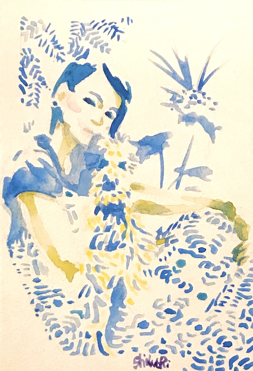 世界に一つの手描きで優しい水彩似顔絵を描きます SNS用バナーやアイコンやショップカード・名刺用イラストにも イメージ2