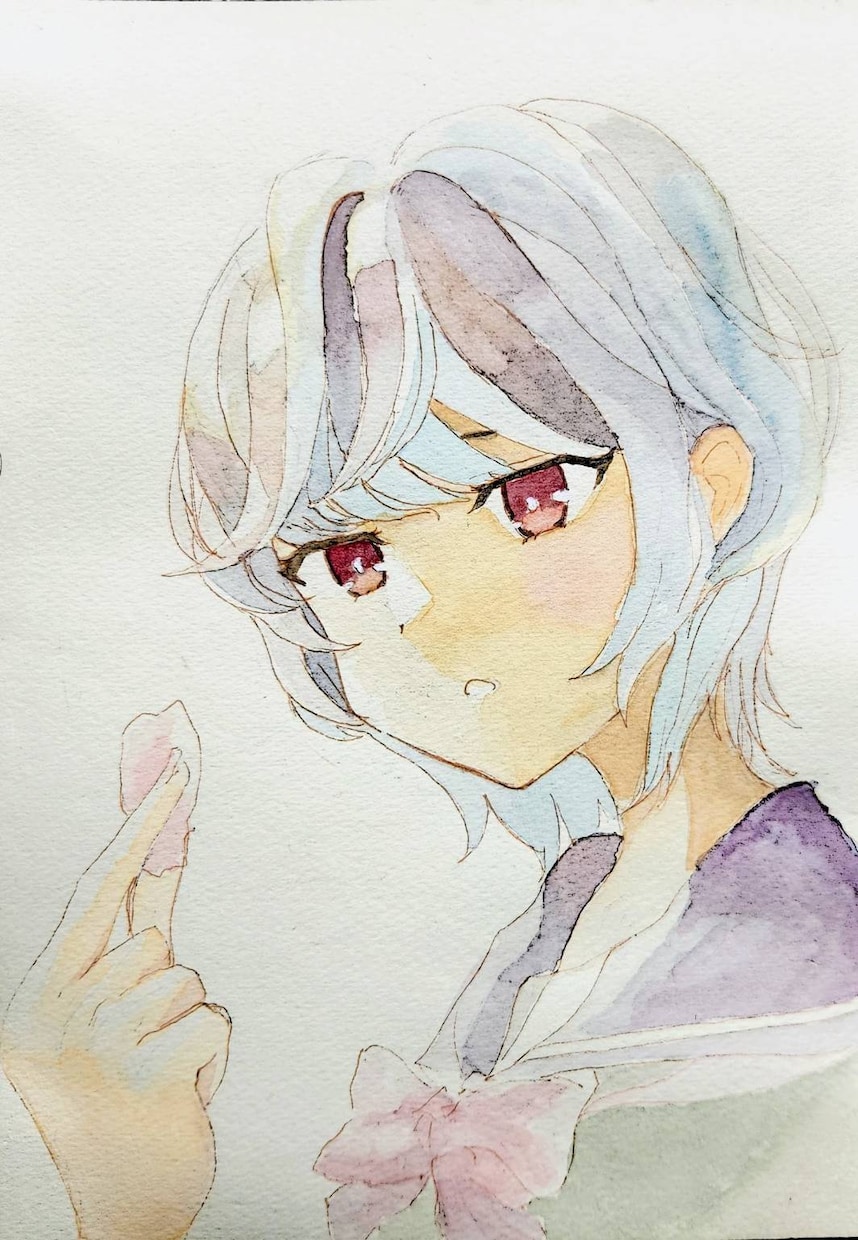 淡い透明水彩風のSNSアイコンを描きます 一点ずつ丁寧に透明水彩で手描きします。 イメージ2