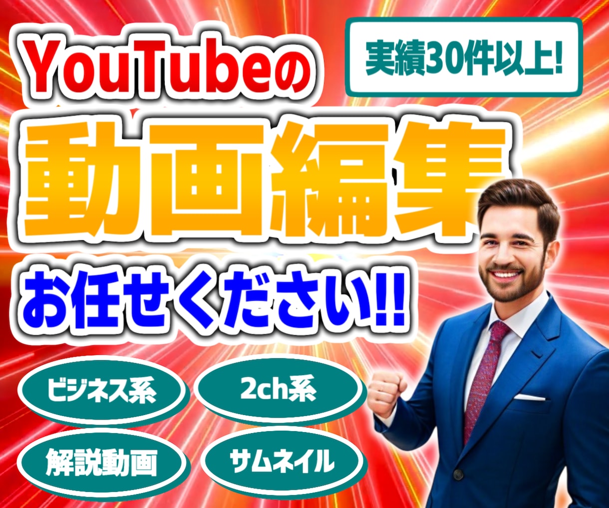 登録者数・視聴回数向上を目指して動画制作します 登録者数1000人以上のチャンネル運営経験あります！ イメージ1
