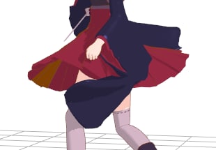 MMDモデルの揺れ物を調整します MMDモデルのスカートや髪を綺麗に揺らしませんか？ イメージ1