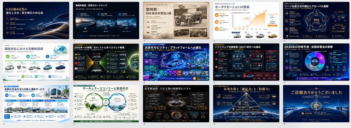 プロが人を動かすビジネスプレゼン資料を作成します 15年の企業経験で高品質なスライドを制作 イメージ2