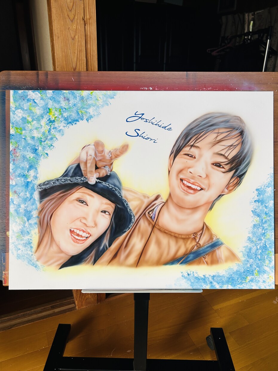 エアブラシを使用して絵を描きます イラストや写真とは違った暖かい雰囲気の絵をお届けします。 イメージ3