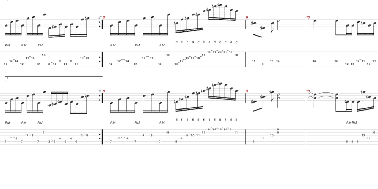 ギターのTAB譜作成と少し解説もします この曲弾きたいけど、何をどう弾いているのかわからない方向け イメージ1