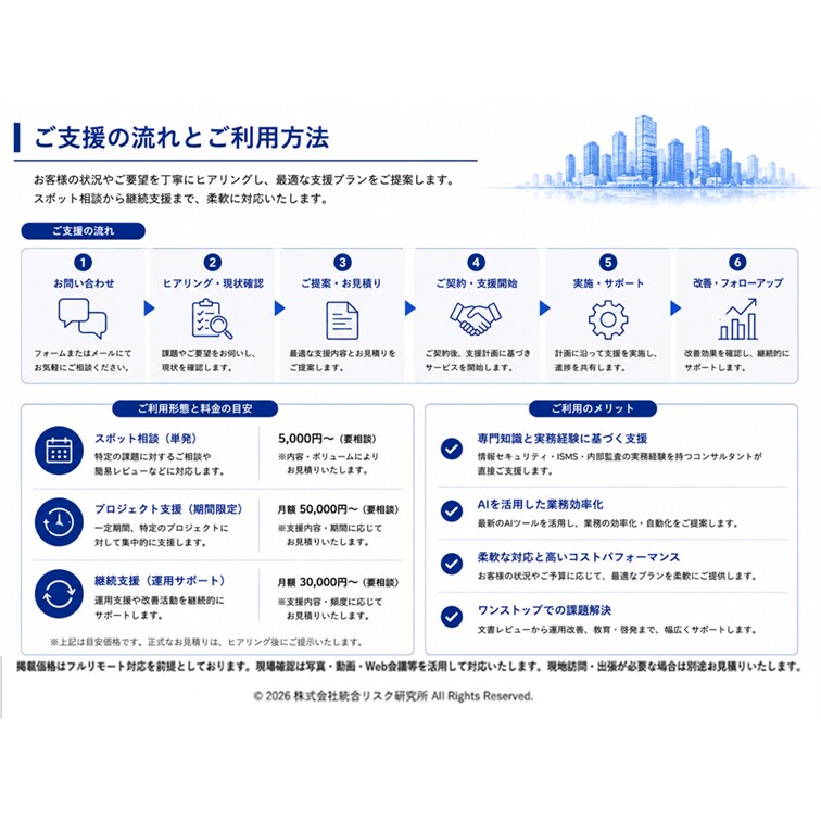 情報セキュリティ文書をレビューします AIも活用し、実務経験を活かしてレビューします イメージ4