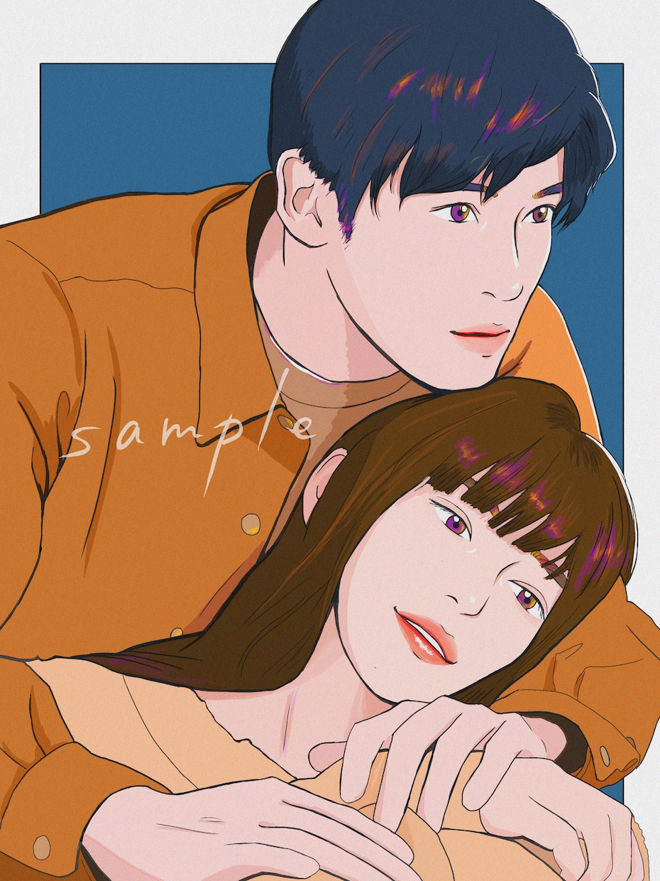 お洒落で似てる、かっこいい似顔絵イラスト描きます SNSアイコン／プロフィール／プレゼント／ビジネス　などに◎ イメージ4