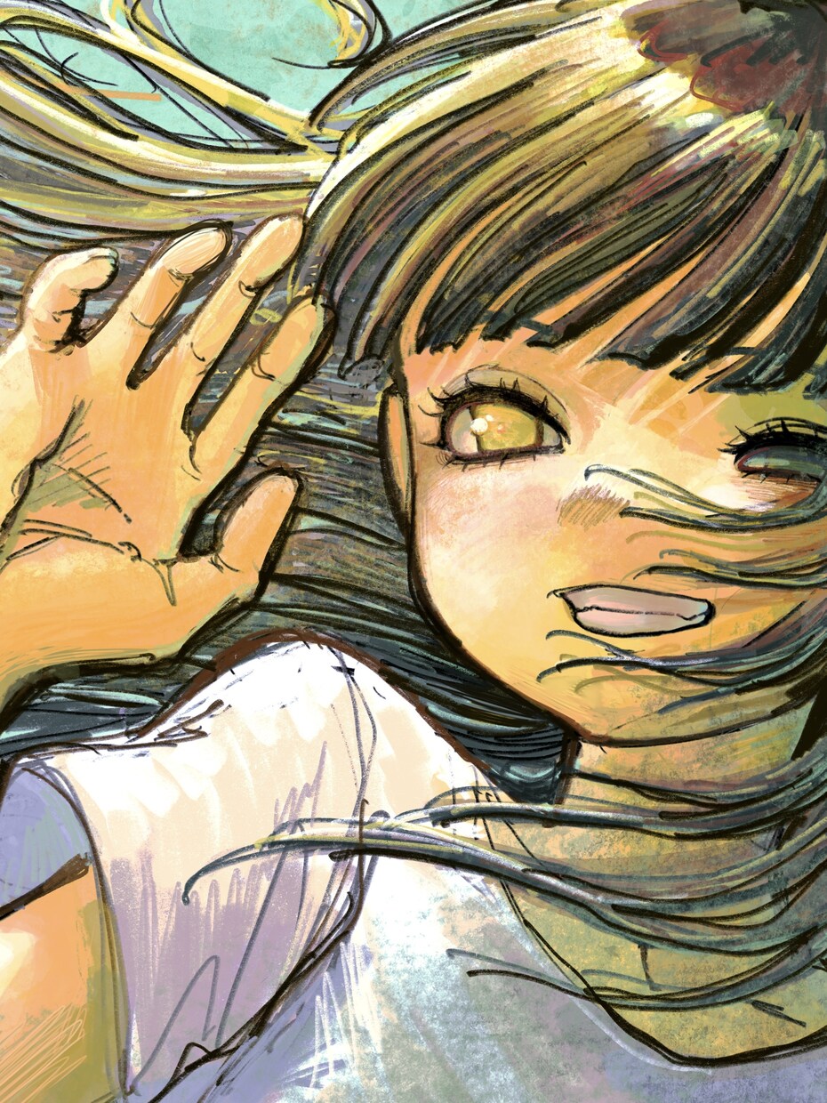 迫力のあるかわいい女の子の1枚絵描きます 1週間以内に納品！追加料金特に無し！ イメージ7