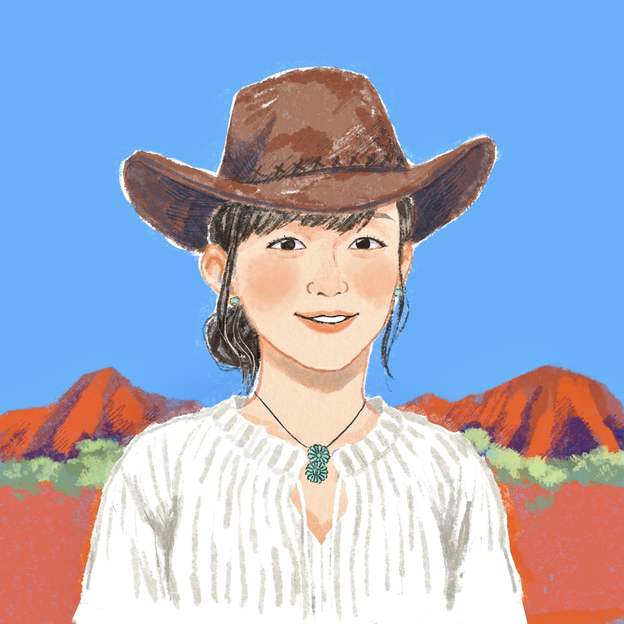SNSアイコンなどで使える似顔絵アイコン描きます 使いやすいタッチでお描きします イメージ2