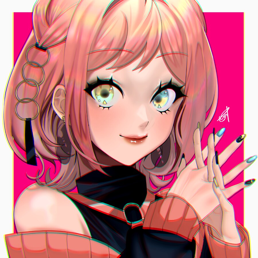SNSアイコン制作ます ツヤっとしたイラストでSNSアイコン制作します！ イメージ5