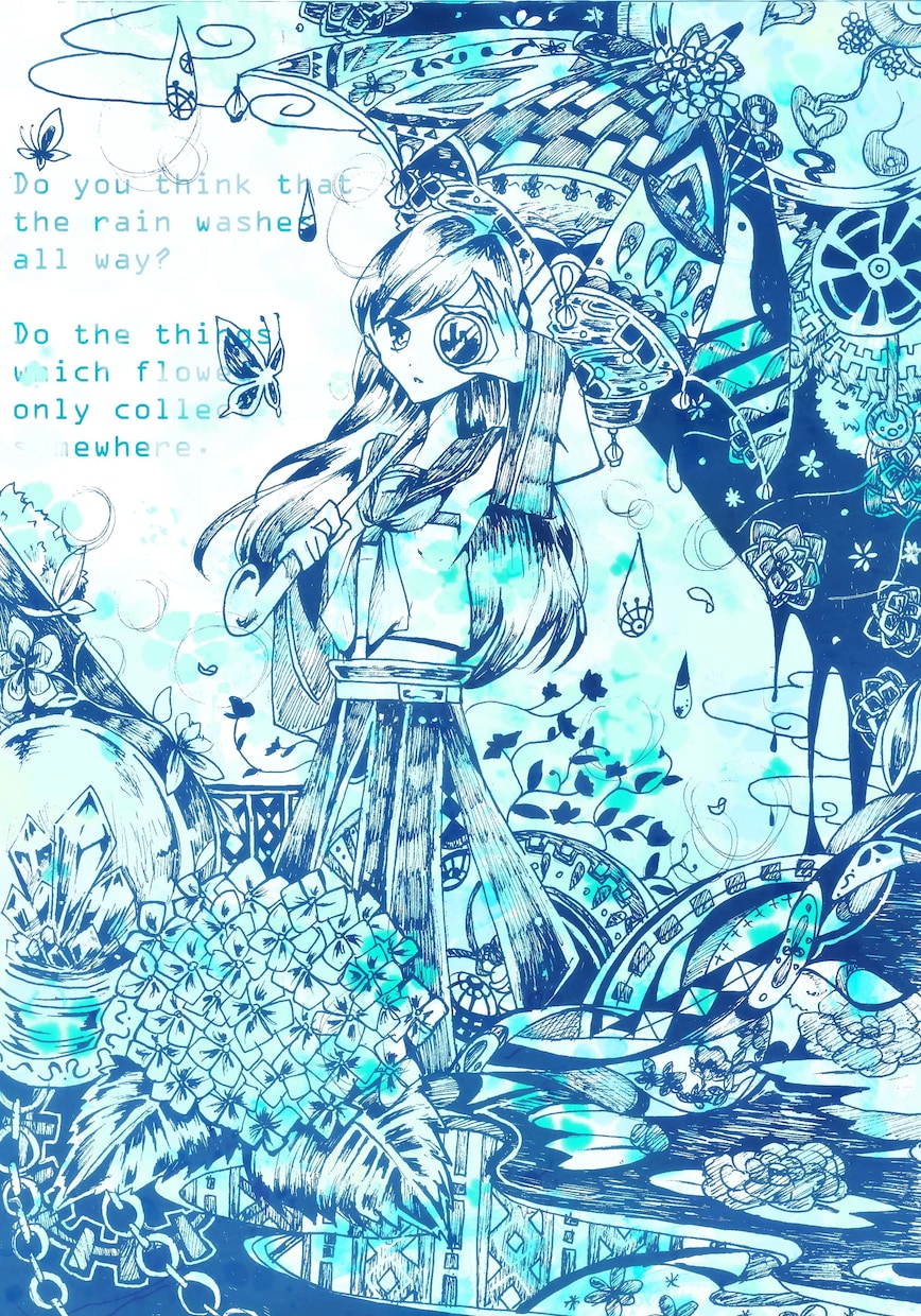 手書き風のイラスト描きます ペン画で色彩鮮やかな世界を彩ります イメージ4