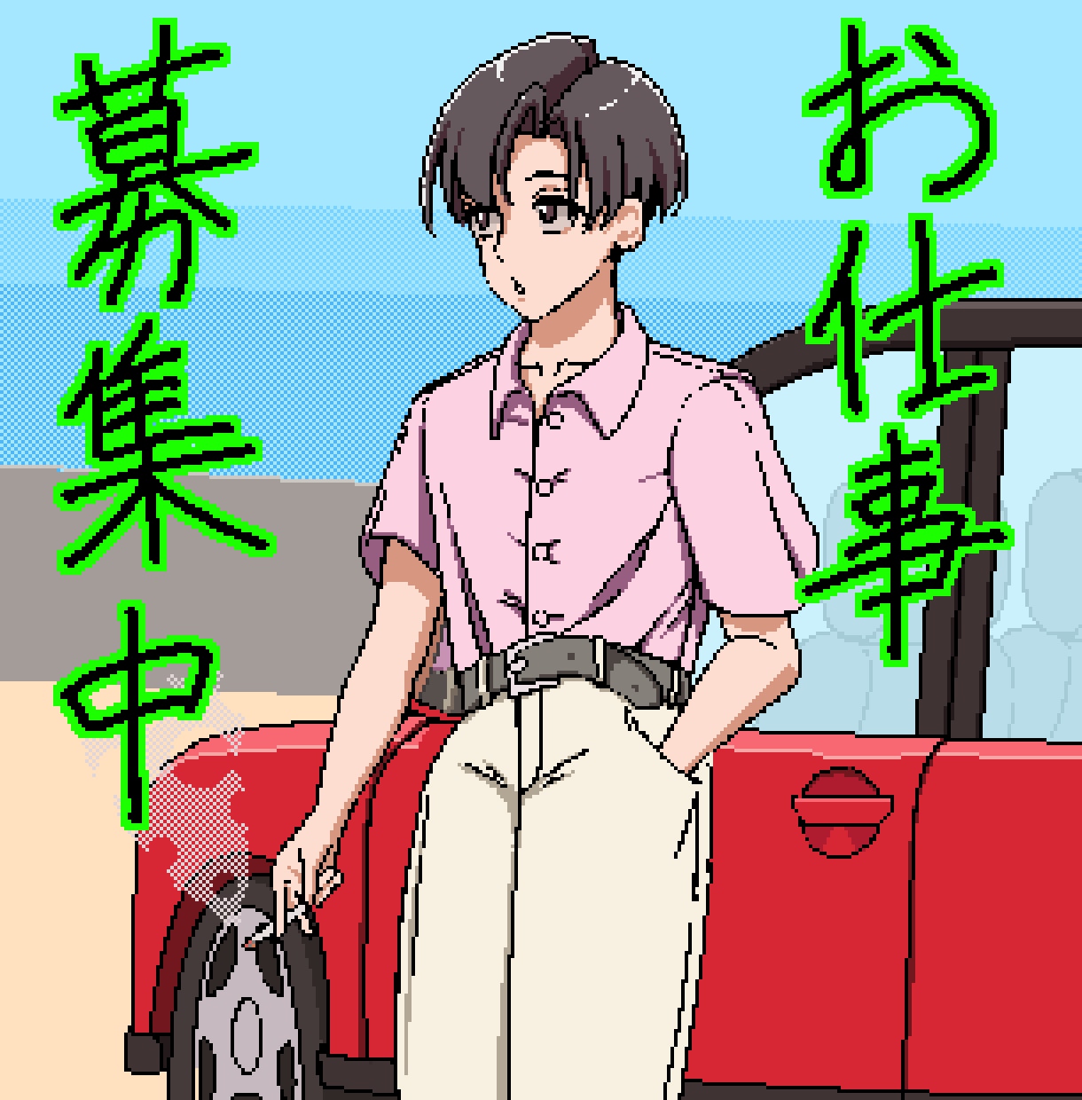 商用利用可◆ピクセルアート風人物イラスト描きます ピクセルアート(ドット絵)風のレトロ×可愛いキャラを作成！ イメージ2