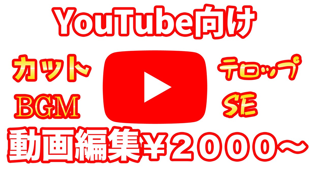 YouTube動画の編集・サムネイル作成します １名様限定！早い物勝ち！格安でサムネイル作成まで イメージ1