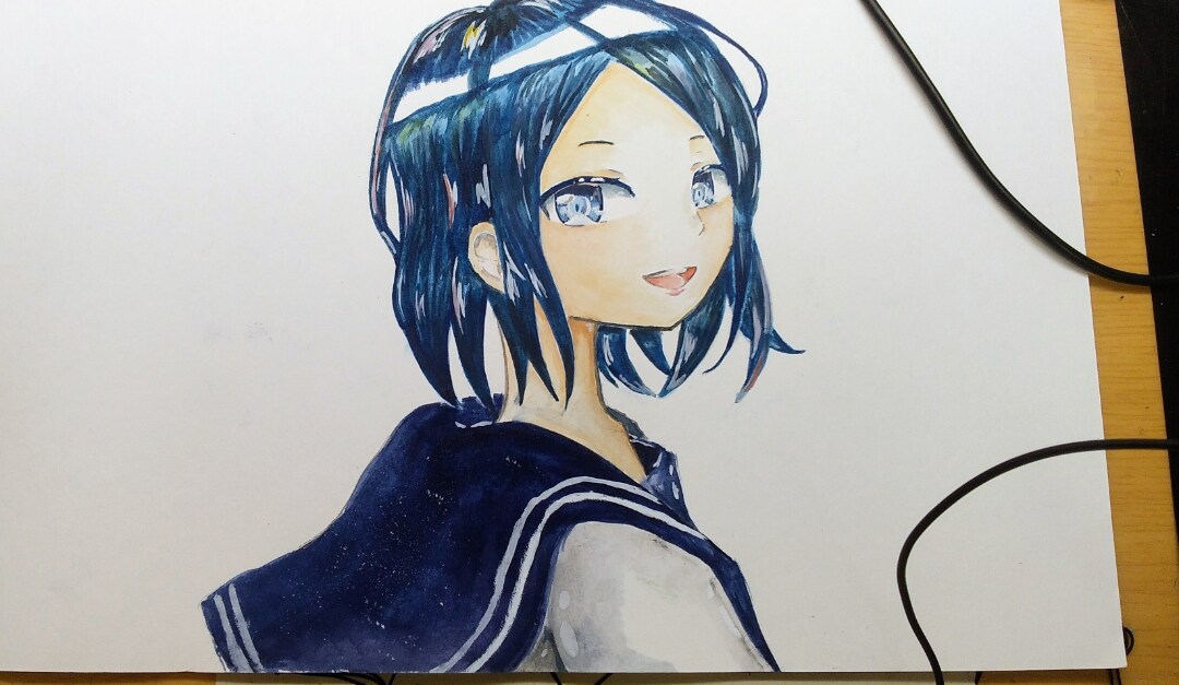 絵画のようなアナログのイラストを描きます 実際に1から色彩までイラストを制作します。 イメージ4