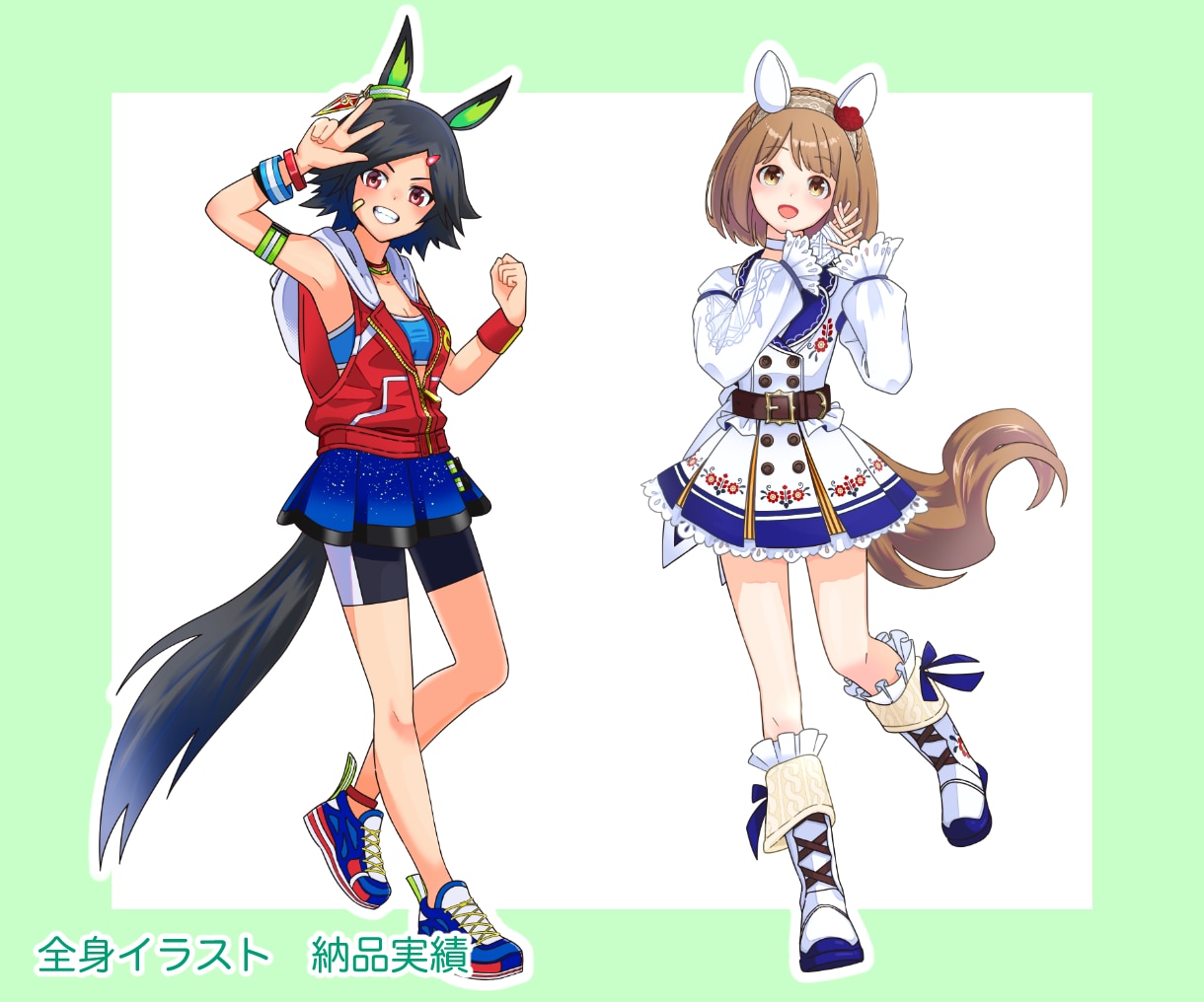立ち絵キャラクターイラスト描きます Vtuber様、IRIAM、TRPGなどで使える立ち絵！ イメージ8
