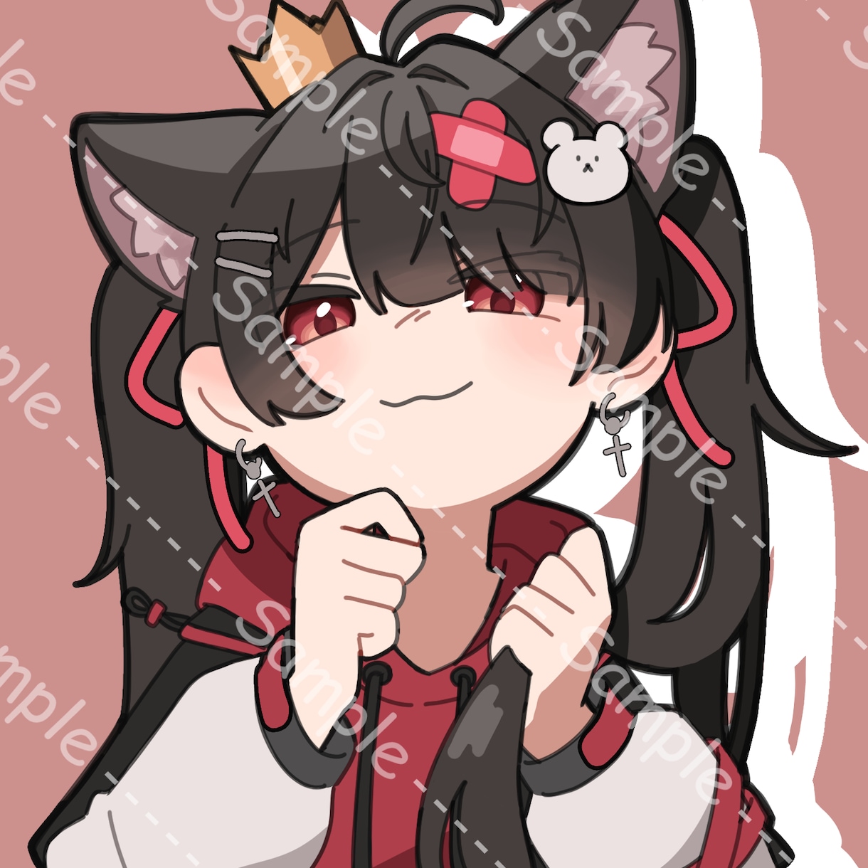 格安で可愛いイラスト全般描きます アイコン、ヘッダー、立ち絵などのイラストを格安で描きます！ イメージ7