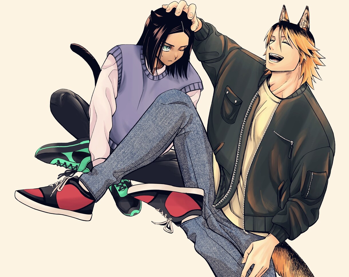 少年漫画風の絵柄でかっこいいイラストを描きます 現役漫画アシスタントがあなたのイメージをかっこよく表現！ イメージ3