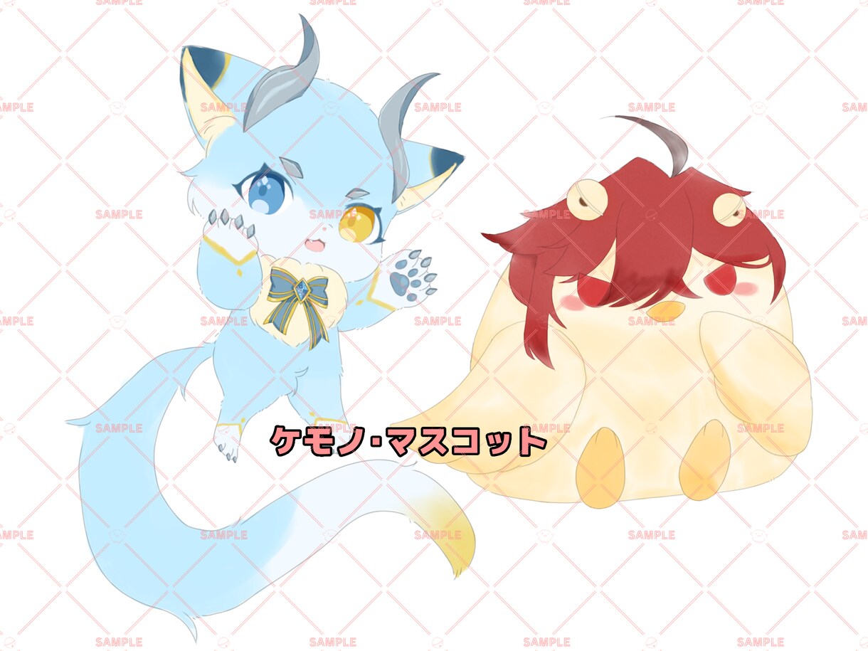 商用利用〇ミニキャライラスト制作いたします 色んな絵柄、タッチの選べるあなただけのミニキャラ制作します！ イメージ3