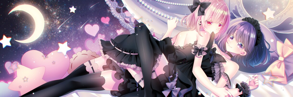 SNSやブログで使えるヘッダーイラスト描きます ◇◆あなただけのオリジナルヘッダーが欲しい方へ◆◇ イメージ2