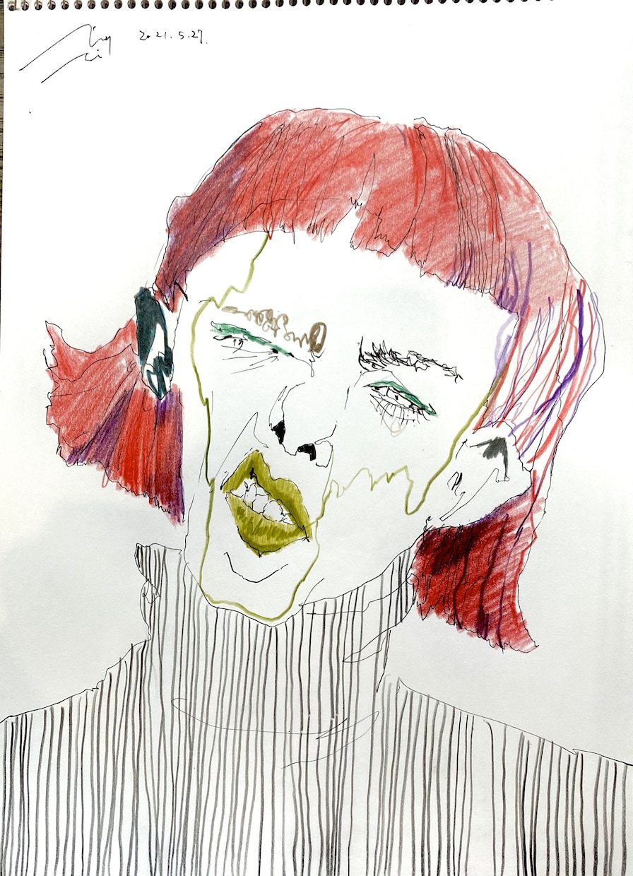 手書きで今までにない絵を描きアートを出します ただのデザインじゃないよ~手書きでしか出せないもの イメージ6