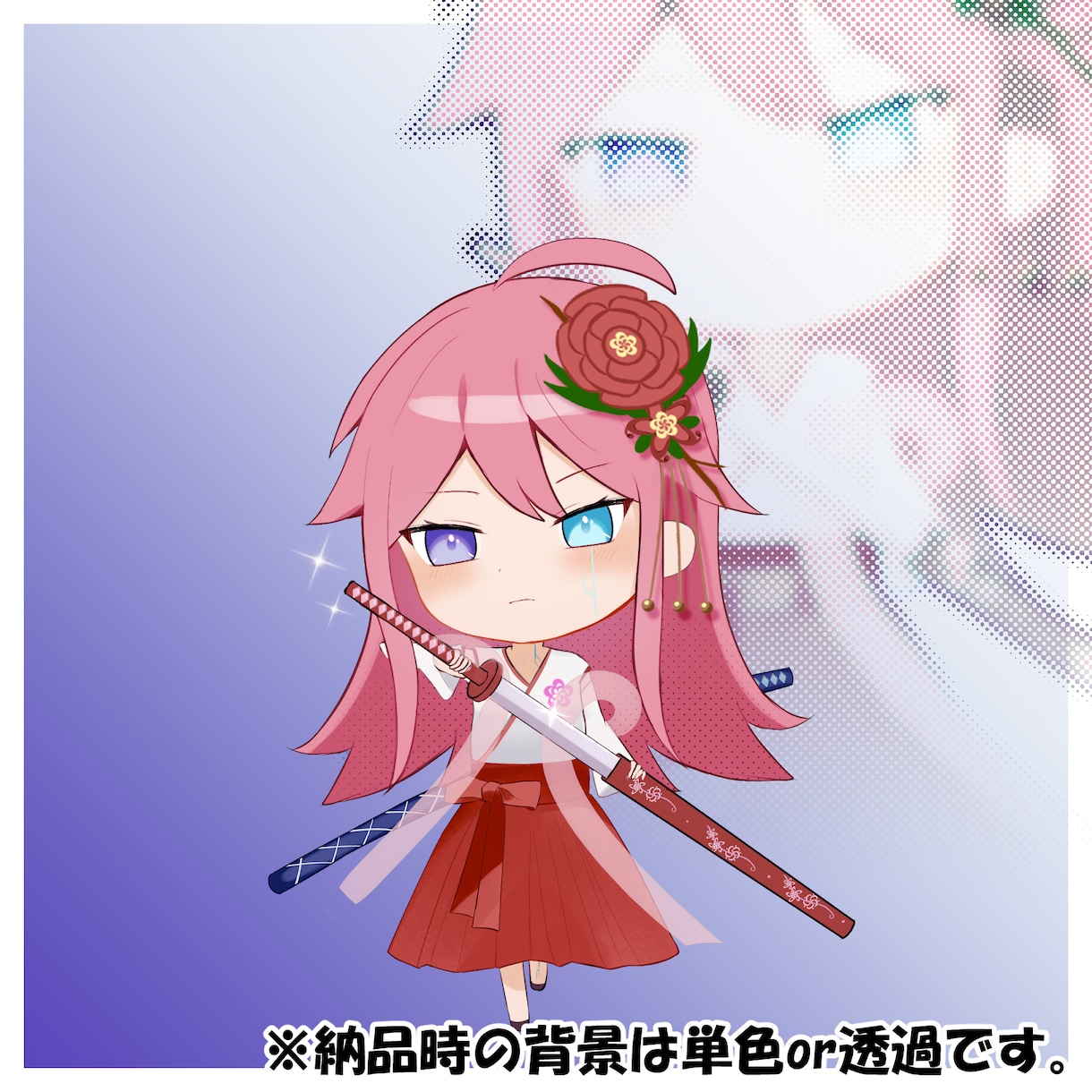 かっこかわいいSDイラストを描きます アイコンやグッズ、配信・動画用に！ イメージ3