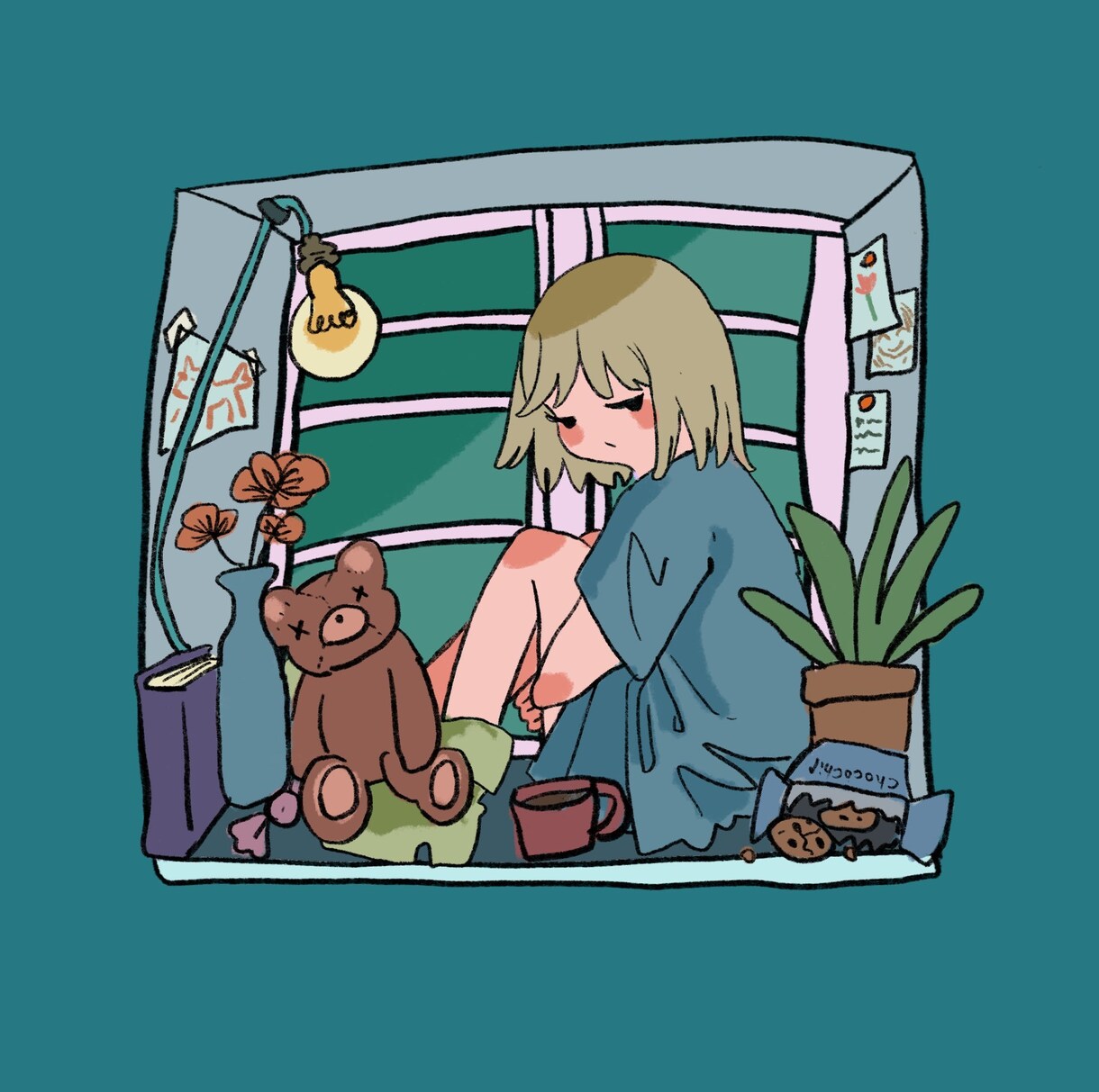 アイコン、挿絵、HPなどにゆるイラストかきます ゆるめのワンポイントイラストお描きします。 イメージ4