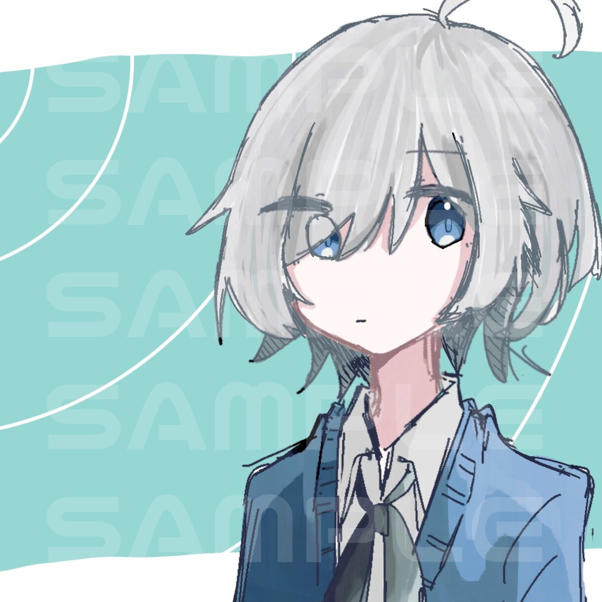 様々な用途に使えるイラストをお描きします アイコンやサムネ、MVや表紙絵などに是非！ イメージ1