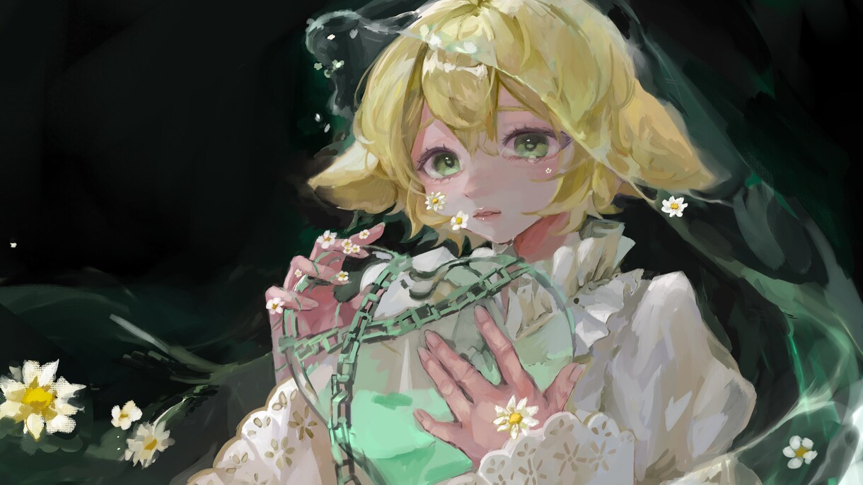 歌ってみた、記念イラスト等の1枚絵をお描きします あなた用の可愛いイラストお描きします！ イメージ4
