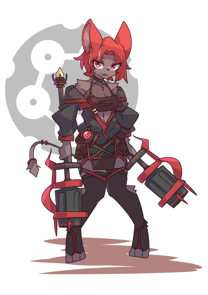 ケモノキャラの立ち絵を描きます TRPG・ゲーム・動画配信等で使える透過立ち絵 イメージ3