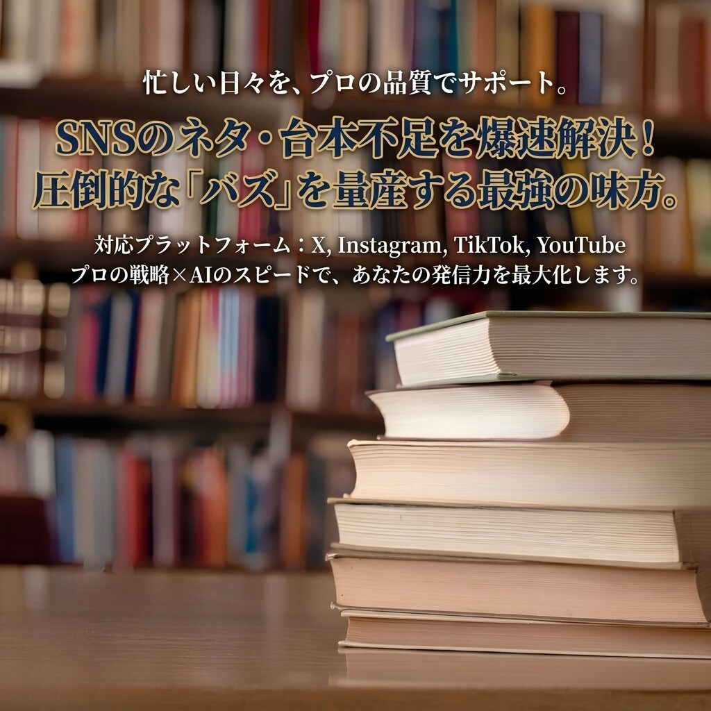 バズるSNS投稿文やショート動画台本を作成します ​丸投げOK！ネタ出しから文章化までプロ×AIで代行 イメージ4