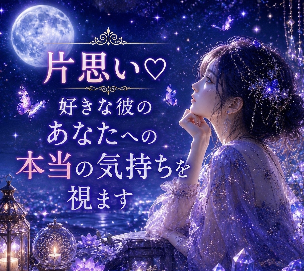 片思い♡好きな彼のあなたへの本当の気持ちを視ます 彼とわたしは脈あり？言葉にできないあなたへの想い読み解き♥️ イメージ1