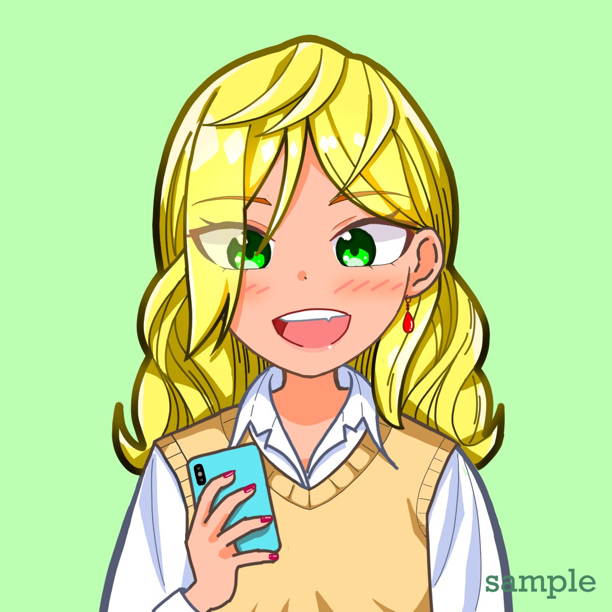 可愛いSNSアイコン作成します バリエーション豊富！！個性的で可愛いキャラクター描きます！！ イメージ3