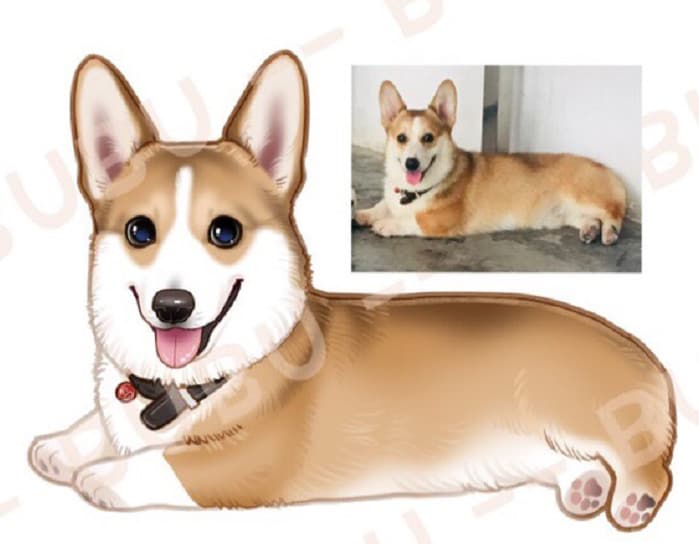 ペット向けの似顔絵を提供します 愛情たっぷりの似顔絵でペットとの絆を永遠に残しましょう イメージ2