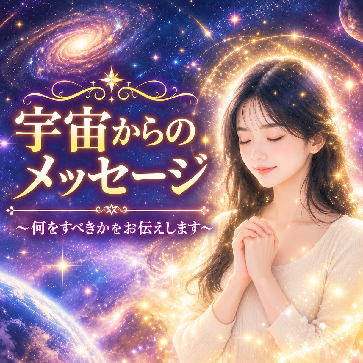 宇宙からのメッセージ　何を意識すべきかをお伝えます 心の霧を晴らすスピリチュアルなひとことメッセージをあなたに イメージ1