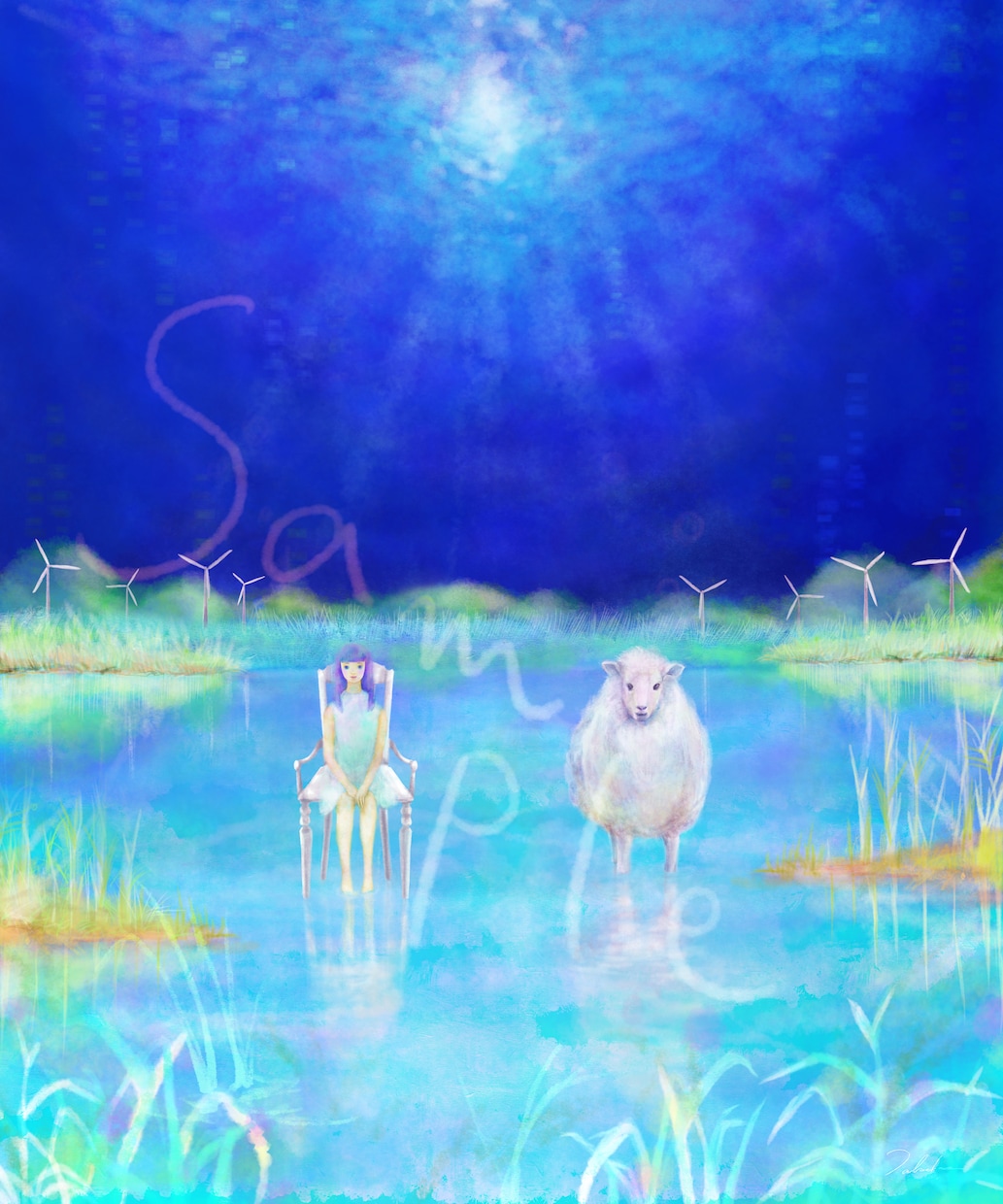 水彩風で絵本のような世界観のイラスト、背景描きます ファンタジックな世界観、コンセプトアート、プレゼントにも イメージ2