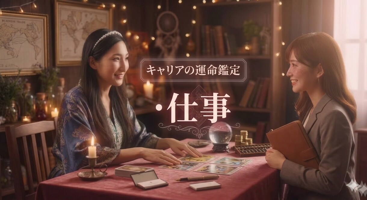 あなたの才能・天職・転機の時期を徹底鑑定します モヤモヤする今後のキャリア・職場の人間関係をスッキリ解決 イメージ1