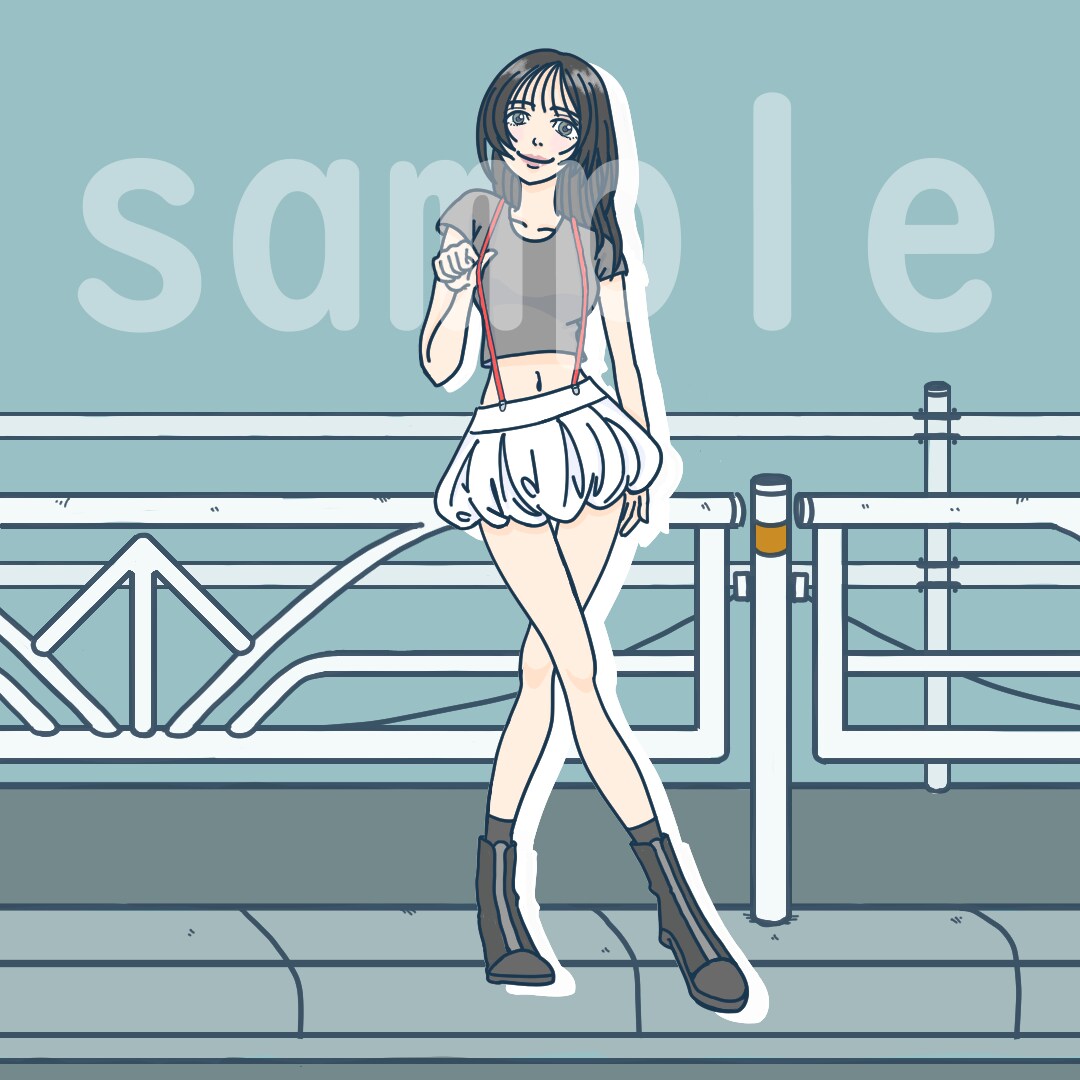 カッコ可愛くイラスト作成します 思い出に残したい写真などイラストアートに仕上げます。 イメージ2