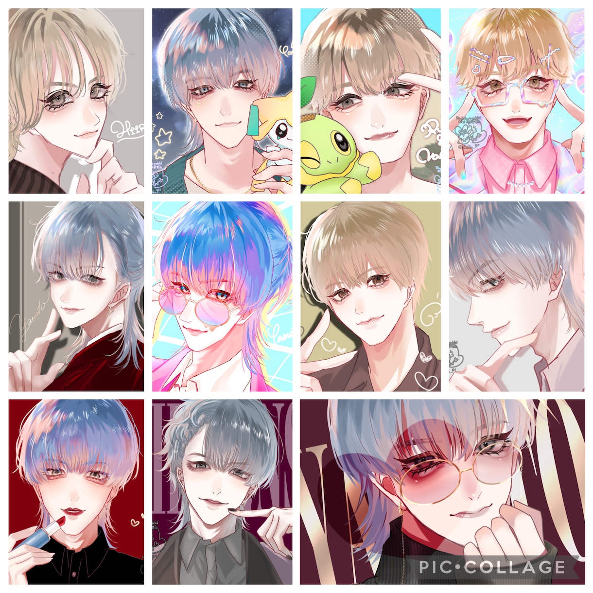 バストアップアイコンをお描きします キラキラしたアイコンをお作りします！ イメージ1