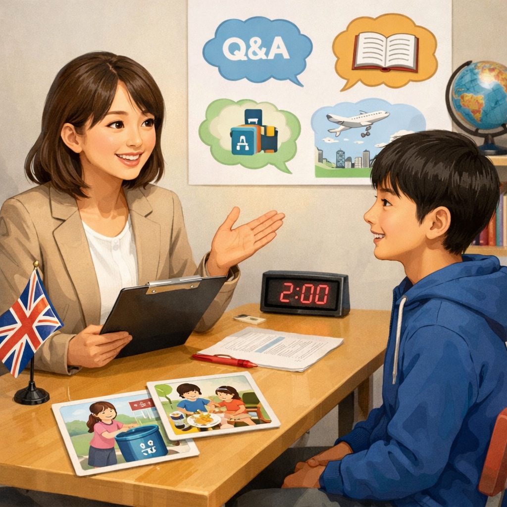 英検二次面接対策｜英検1級現役講師が教えます 評価される英検面接の「型」、全部お伝えします！！ イメージ1
