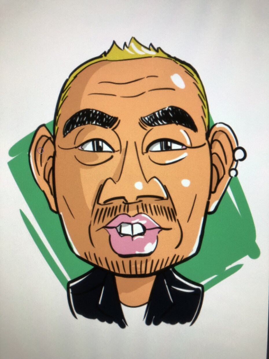 ポップな似顔絵描きます 記念日やプレゼント、名刺等にご利用頂ける似顔絵です。 イメージ3