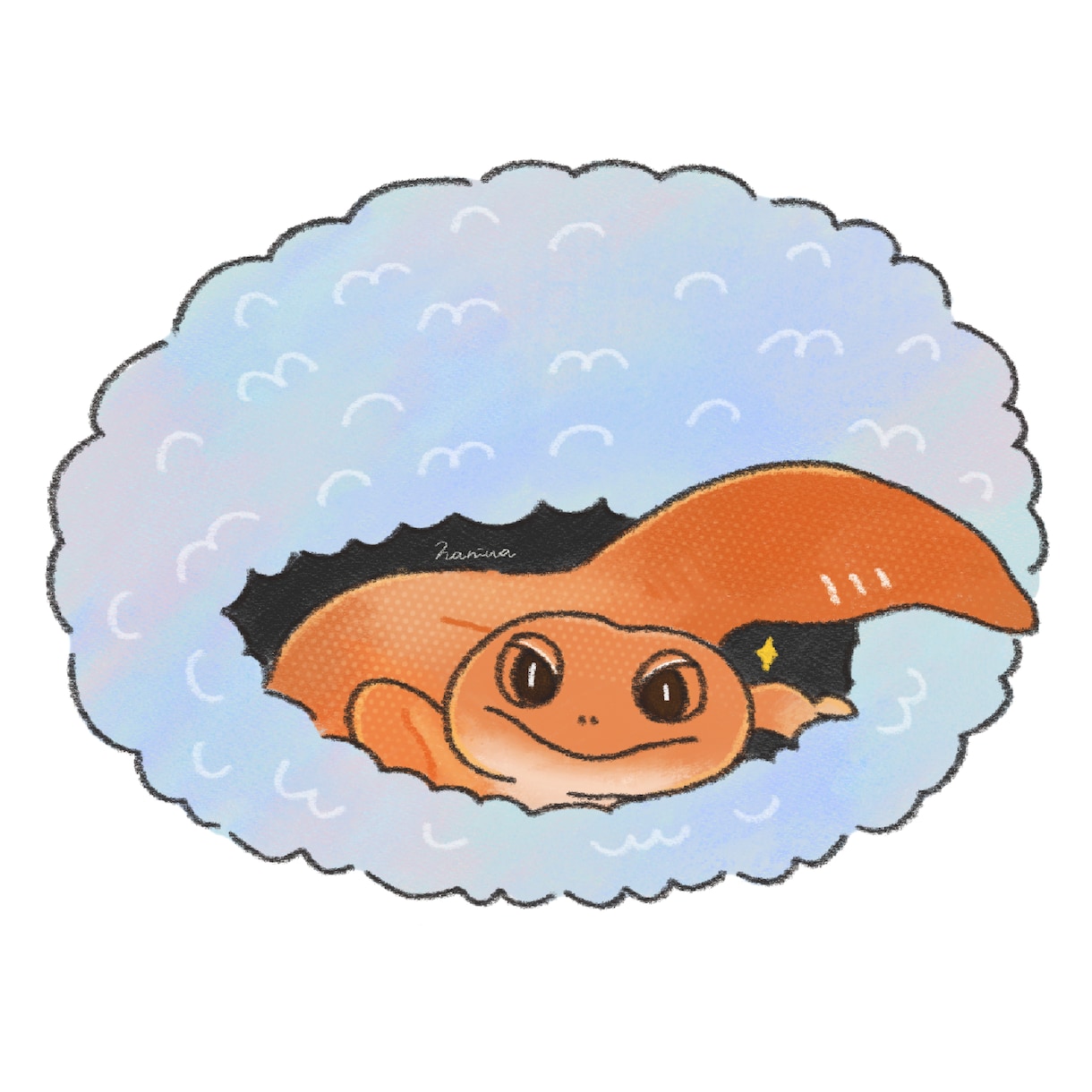 ペット似顔絵 × SNSアイコン描きます ペットの好きな仕草をゆるいイラストに！ イメージ1