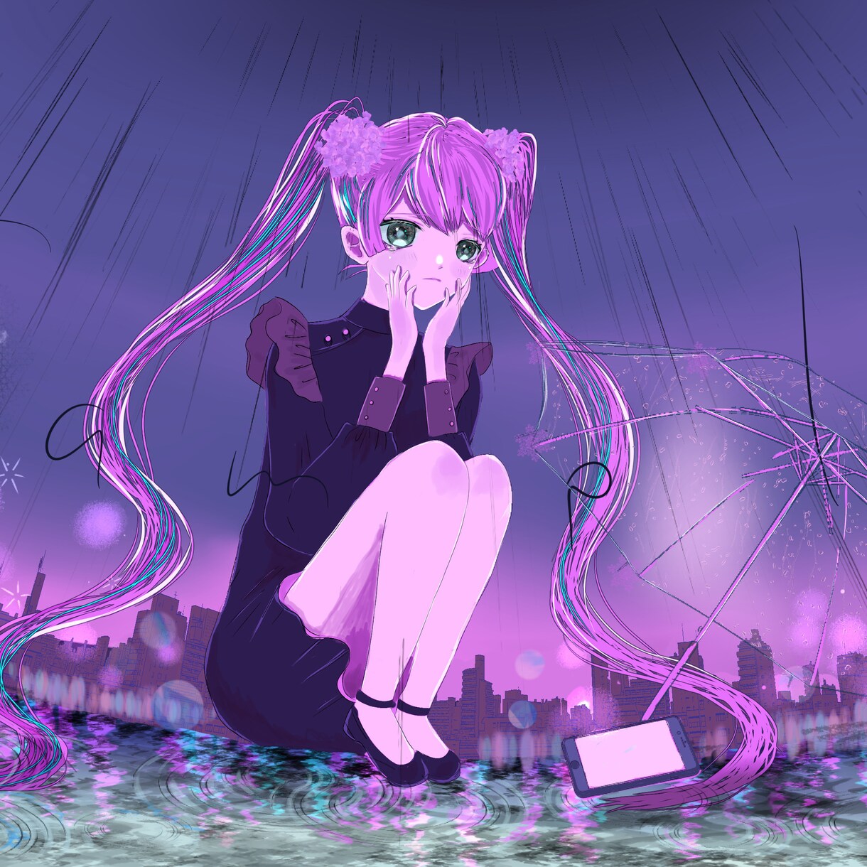 イラスト込！歌みた、ボカロ、オリジナルMVを作ます イラストデザイン動画を一括で行うので伝えたい事を的確に表現 イメージ1